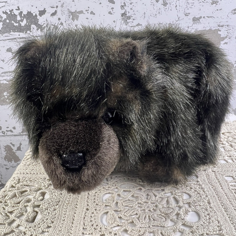 Steven Smith Realistic Brown Walking Bear 9" Stuffed Grizzly Standing Lifelike